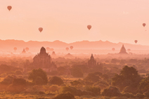 Bagan, Myanmar from the top of a temple at 5am looking out to all those wonderful Balloons over Bagan Bagan, Myanmar from the top of a temple at 5am looking out to all those wonderful Balloons over Bagan
