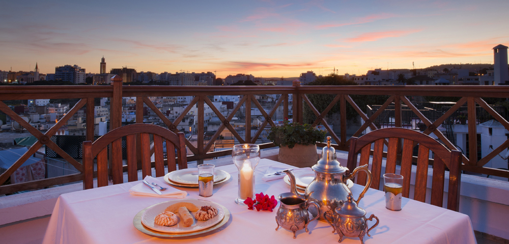 A very good night from the terrace of La Maison Blanche