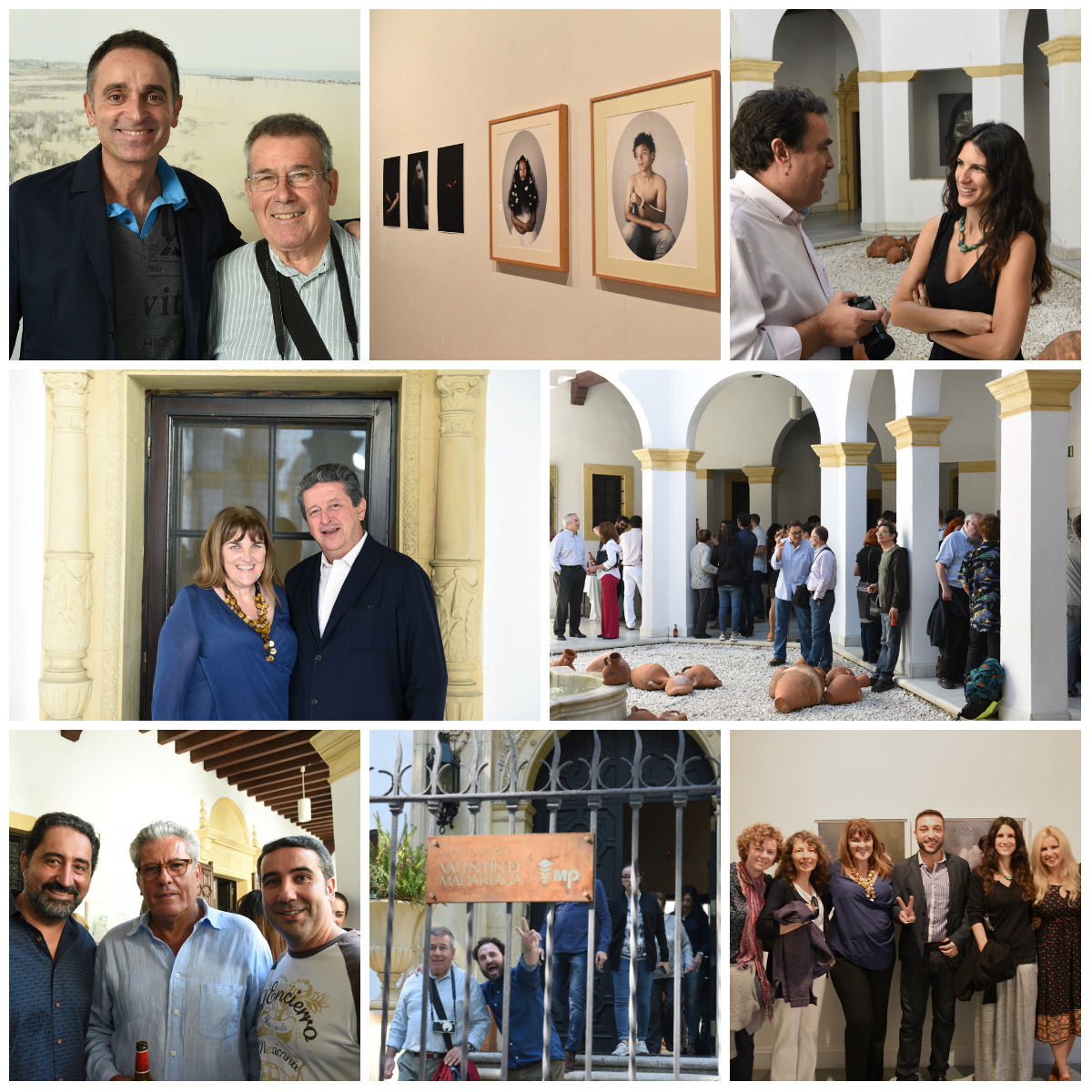 The opening of the Spin Off exhibition at the Fundacion Valentin Madariaga