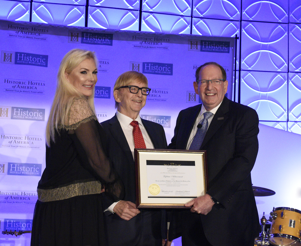 Lifetime Achievement Award Duane and Kelly Roberts at The Mission Inn Hotel & Spa (1876) Riverside, California