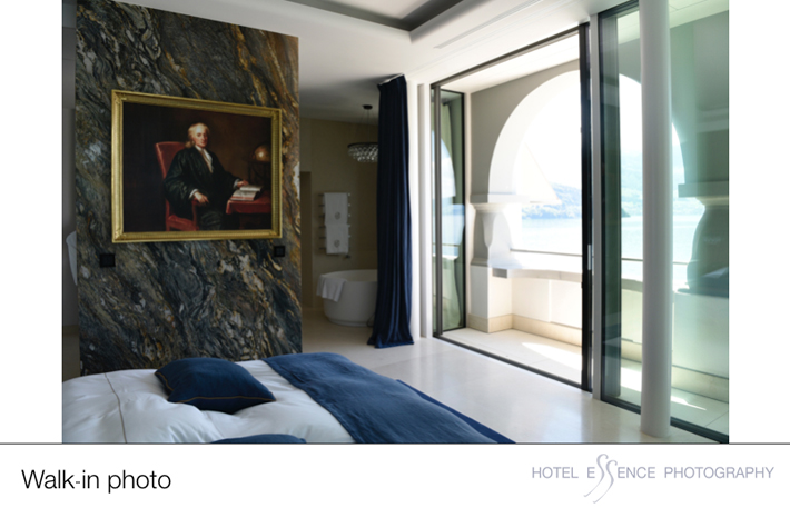A "walk-in" hotel bedroom photo which takes less tahn 5 minutes to shoot.